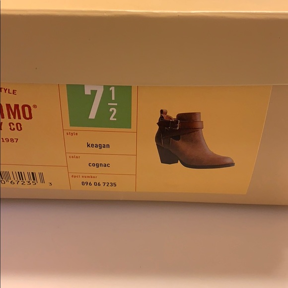 Mossimo Keagan Cognac Cut Out Booties 7.5 New - Picture 7 of 7